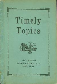 Timely Topics, Michael Whelan